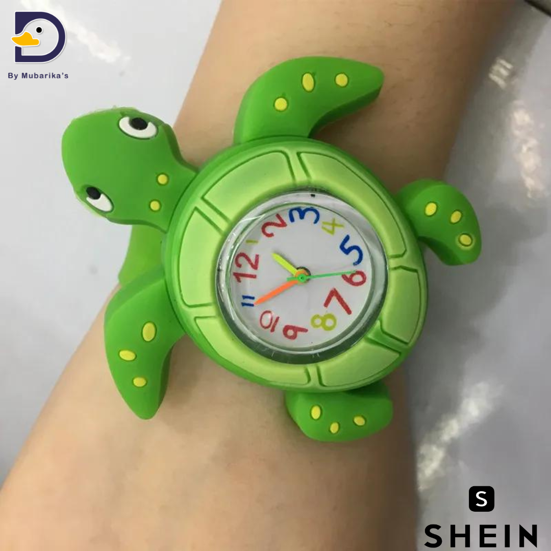 Cute Cartoon Ocean Animals Watch Under the Sea Turtle Crab Shark DIY Watch