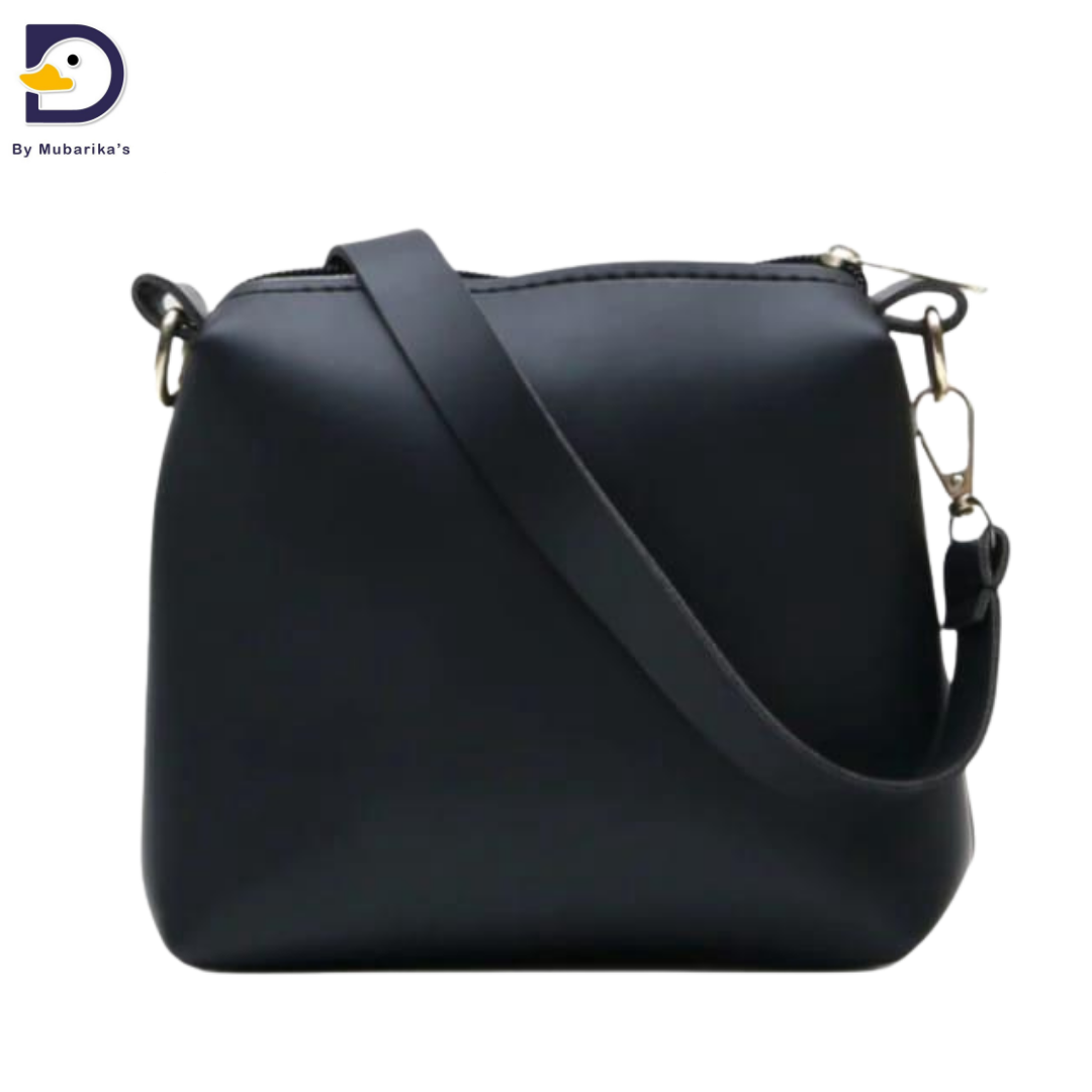 Women's Printed Leather Hand Bag Pair