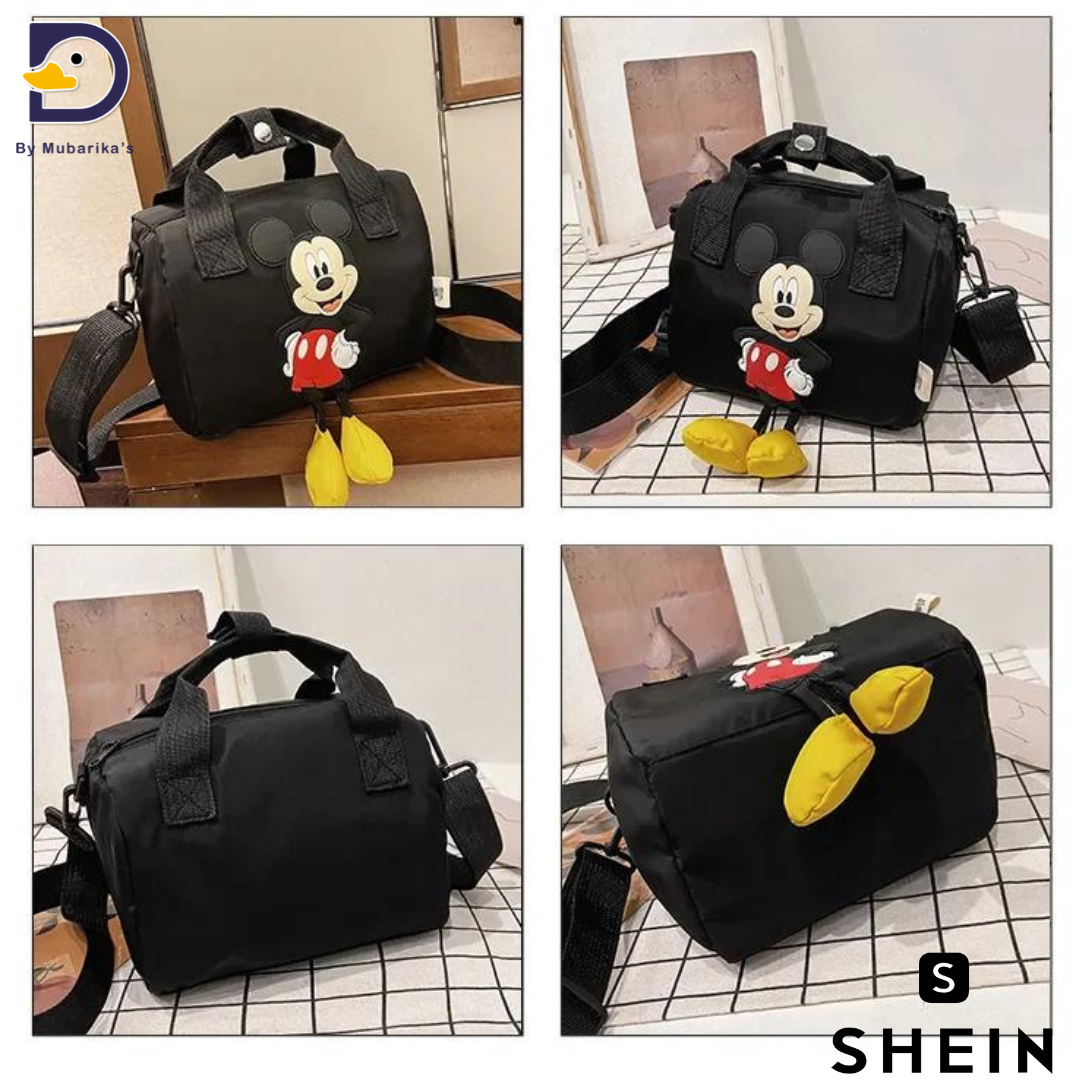 Disney co-branded Mickey crossbody bag, shoulder bag, fashionable backpack, cartoon cute backpack, children’s school bag