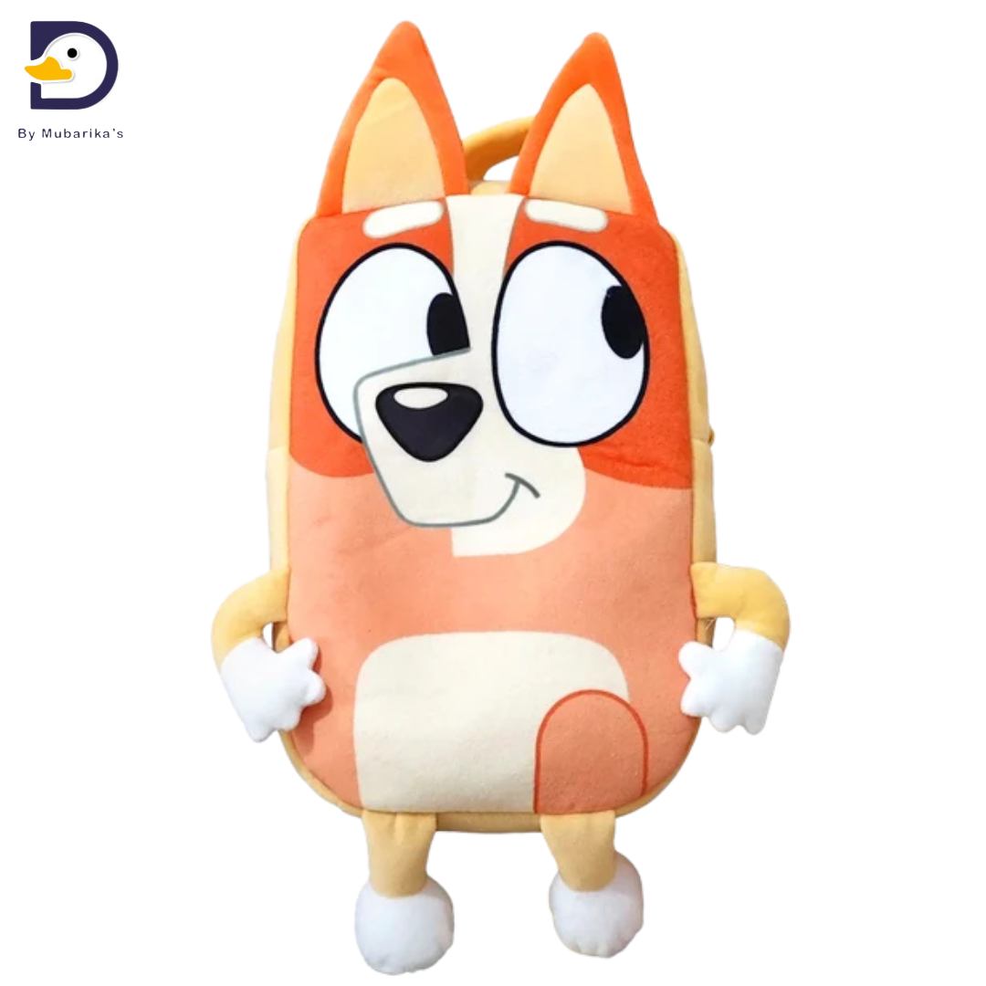 Bluey Anime Figures Kindergarten Kids Schoolbag Cartoon Bingo Plush Family Backpack Picnic Travel Photo Snack Bag