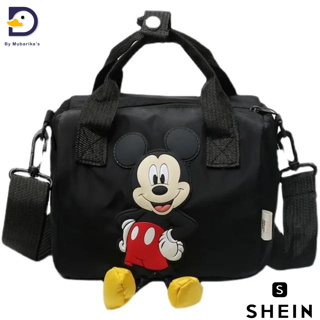 Disney co-branded Mickey crossbody bag, shoulder bag, fashionable backpack, cartoon cute backpack, children’s school bag