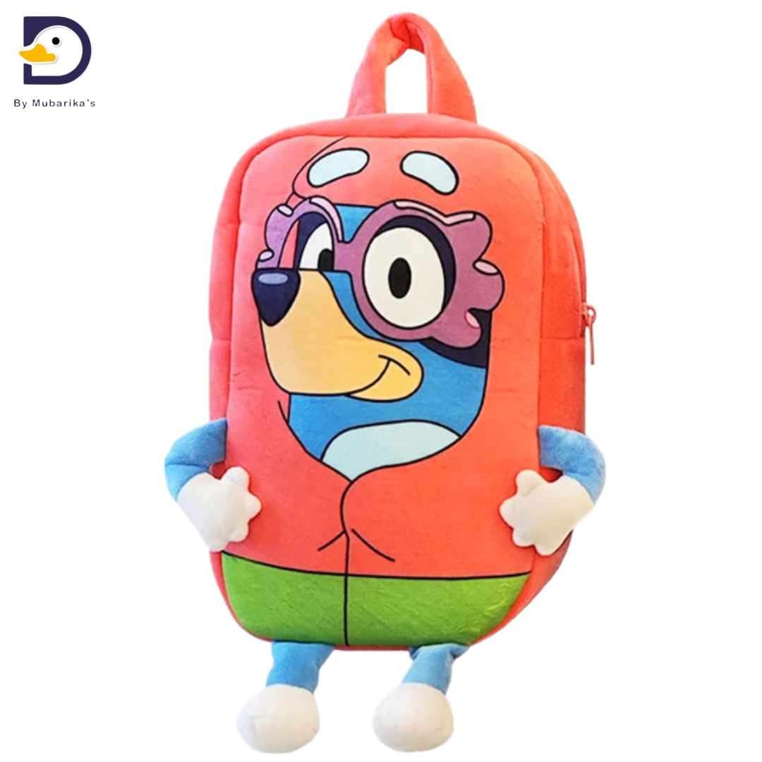 Bluey Anime Figures Kindergarten Kids Schoolbag Cartoon Bingo Plush Family Backpack Picnic Travel Photo Snack Bag