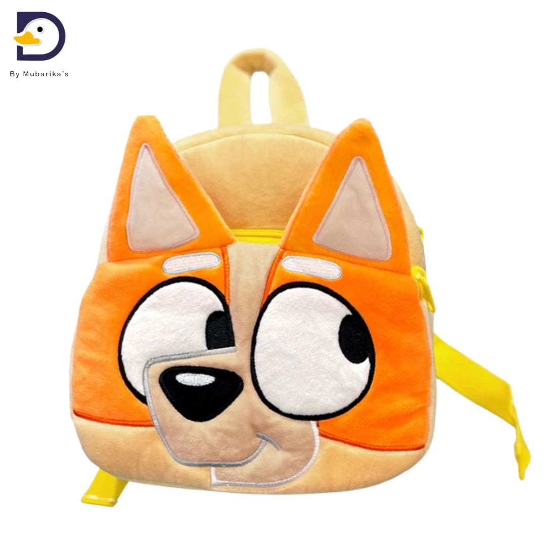 Bluey Anime Figures Kindergarten Kids Schoolbag Cartoon Bingo Plush Family Backpack Picnic Travel Photo Snack Bag