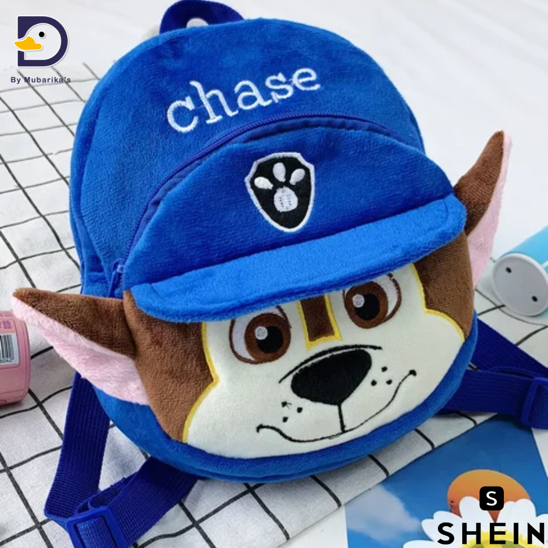 Paw Patrol Children s Plush Backpack Chase Skye Cartoon Puppy Dog Kindergarten School Bag Backpack for Kids Baby Boys Girls Gift