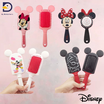 Disney Air Cushion Massage Combs Stitch Mickey Minnie Cartoon Anime Figures Hair Brush Hairdressing Tool Haircare Kids