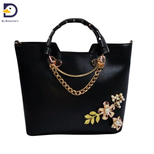 Women's PU Leather Plain Handbag