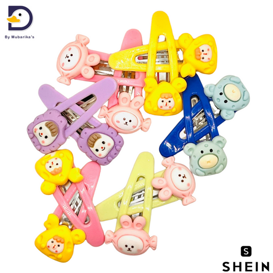 Cartoon Baby Hair Clip Pair