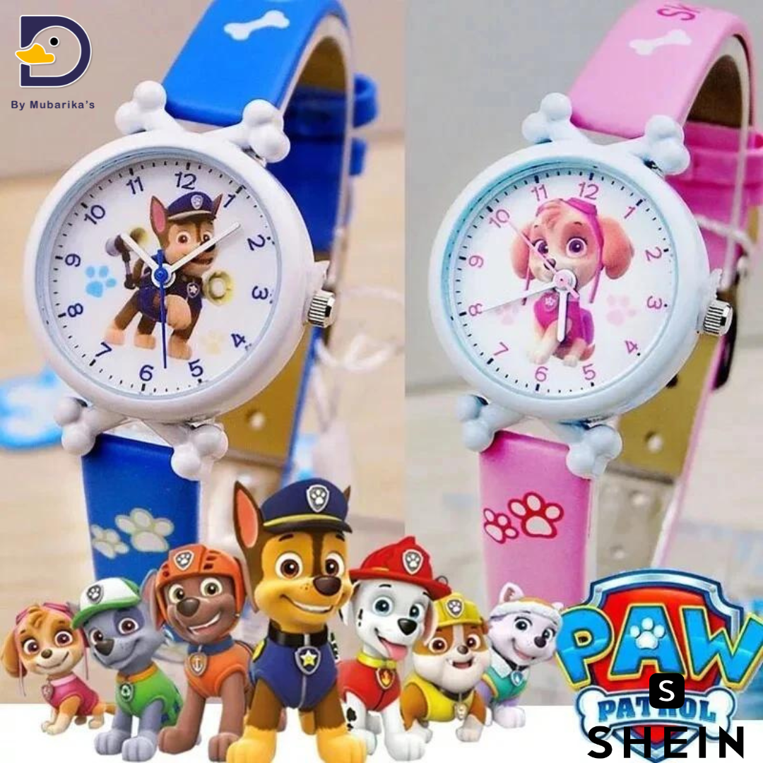 Paw Patrol Watch Cartoon Figure Children's Digital Watch Chase Skye Marshall Kids Waterproof Watch Birthday Gift