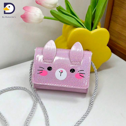 1 Pc Young Children Cute Kitten Expression Mini Crossbody Bag