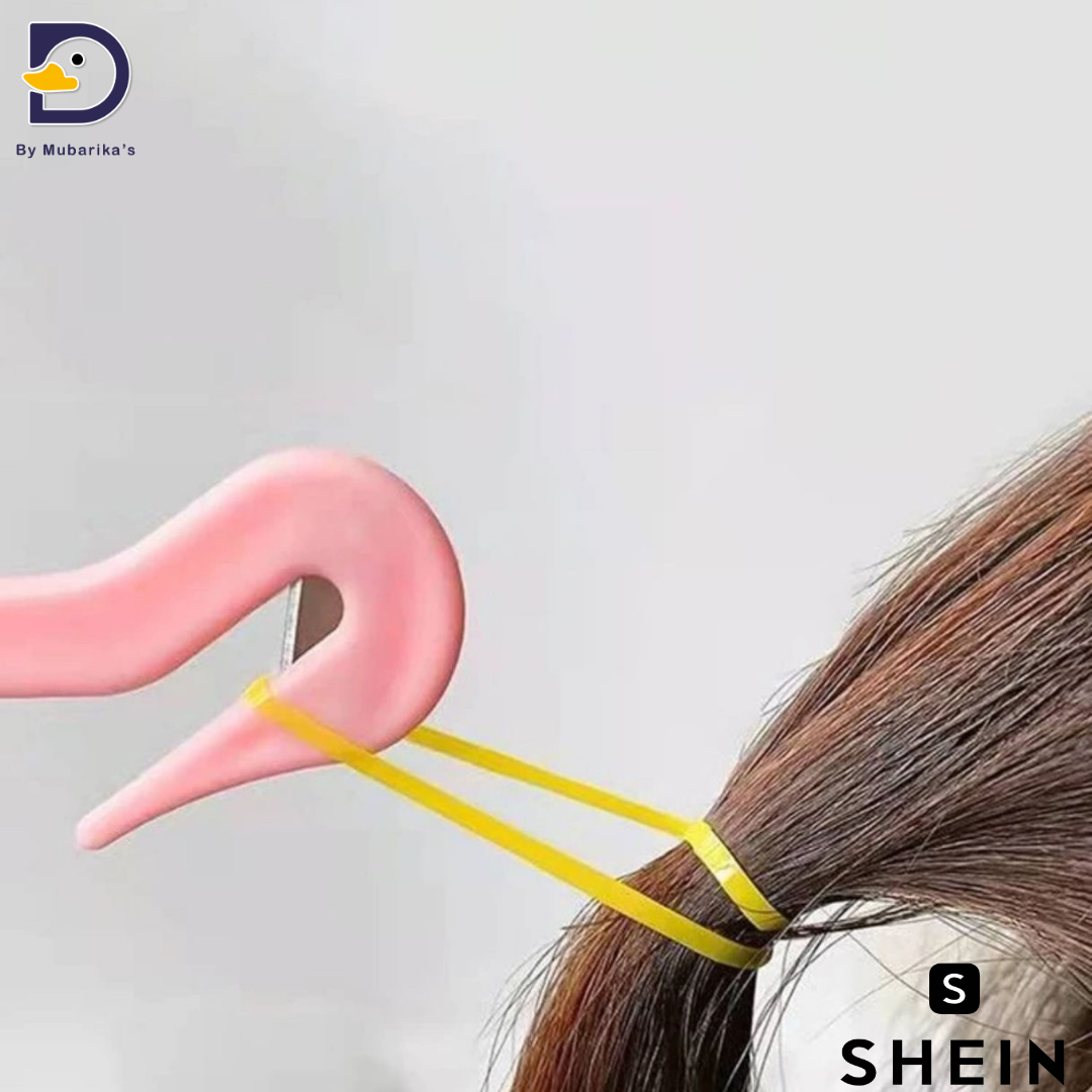 1pc Pink Hair Tie Remover, Simple And Convenient, Does Not Damage Hair, One-time Elastic Band Removal Tool