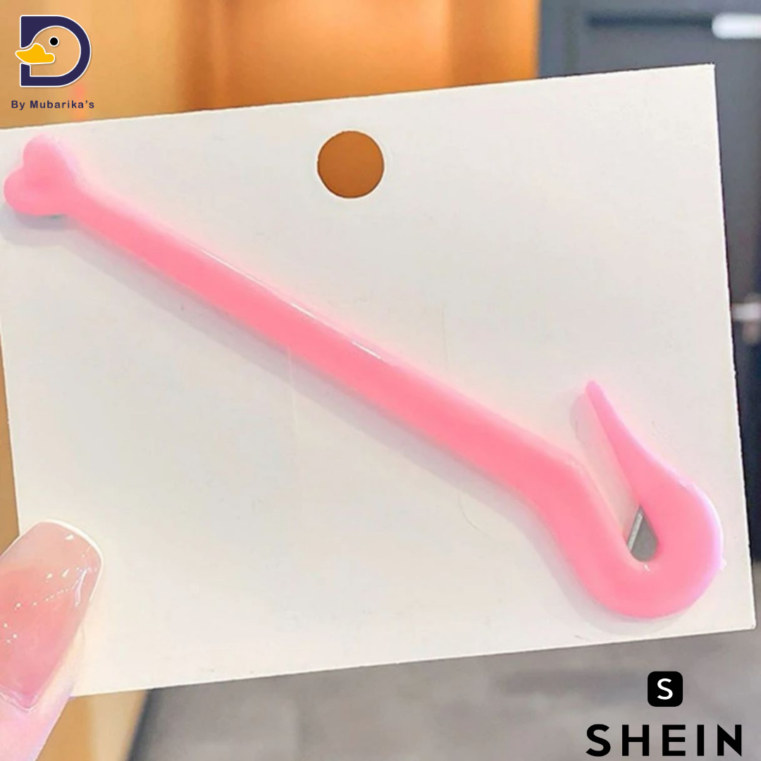 1pc Pink Hair Tie Remover, Simple And Convenient, Does Not Damage Hair, One-time Elastic Band Removal Tool