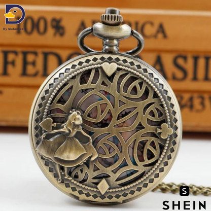 Fashion Quartz Pocket Watch For Women Friends Vintage Necklace Pendant Clock Birthday Girl Popular Exquisite Gift