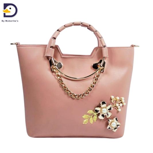 Women's PU Leather Plain Handbag