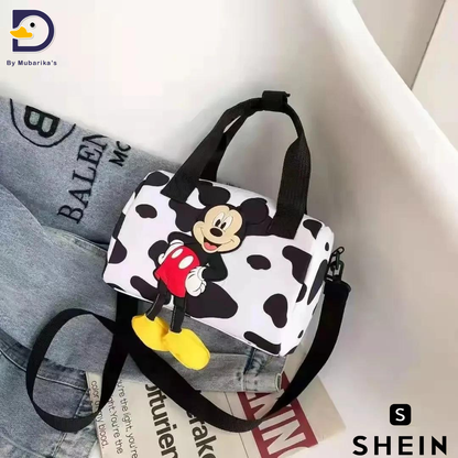 Disney co-branded Mickey crossbody bag, shoulder bag, fashionable backpack, cartoon cute backpack, children’s school bag