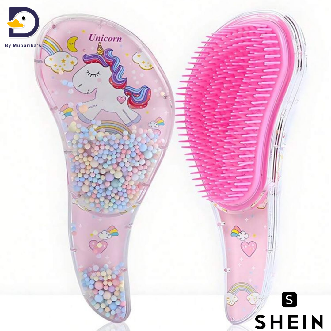 1pc Cartoon Anti-Static Detangling Hair Comb, Massage Comb For Wet And Dry Hair, Suitable As A Gift For Women, Easy To Carry