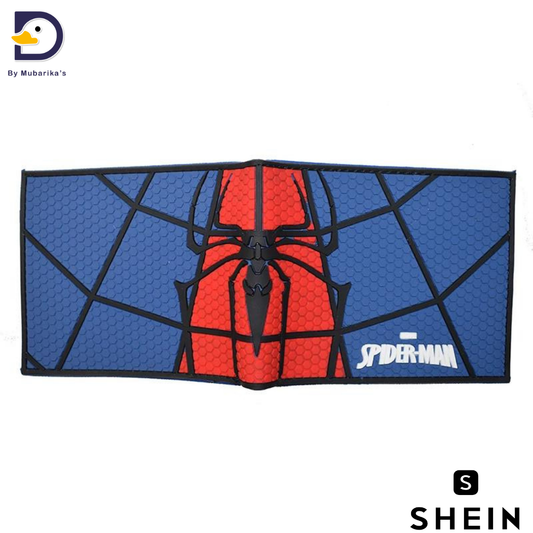 3D  Marvel Spiderman Cartoon Wallet with Coin Pocket ID Card Holder