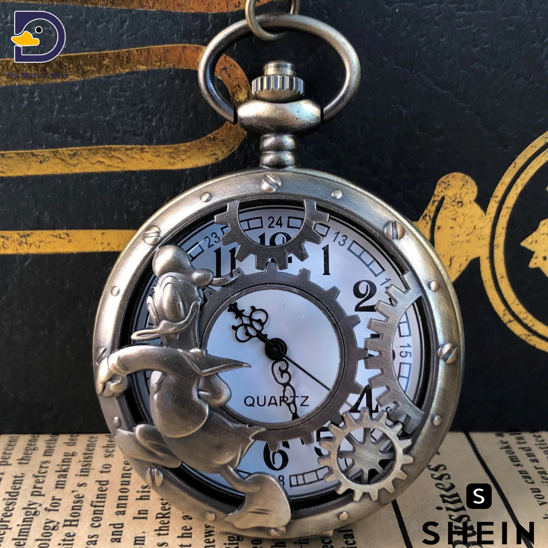 Fashion Quartz Pocket Watch For Women Friends Vintage Necklace Pendant Clock Birthday Girl Popular Exquisite Gift