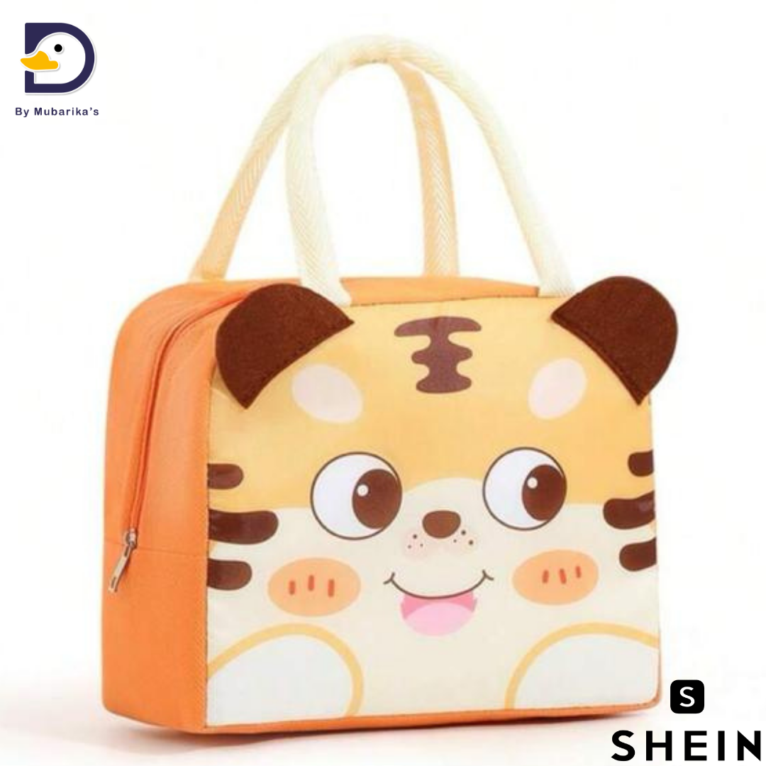 1pc Insulated Lunch Bag - Portable, Fashionable, Convenient Storage Solution, Suitable For School, Work And Travel