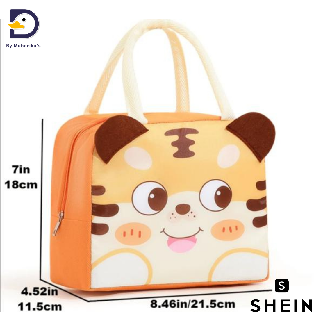 1pc Insulated Lunch Bag - Portable, Fashionable, Convenient Storage Solution, Suitable For School, Work And Travel