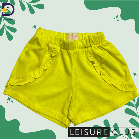 Girls Shorts Leisure Club