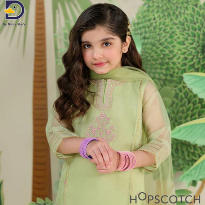 Pistachio Green Dress- HopScotch