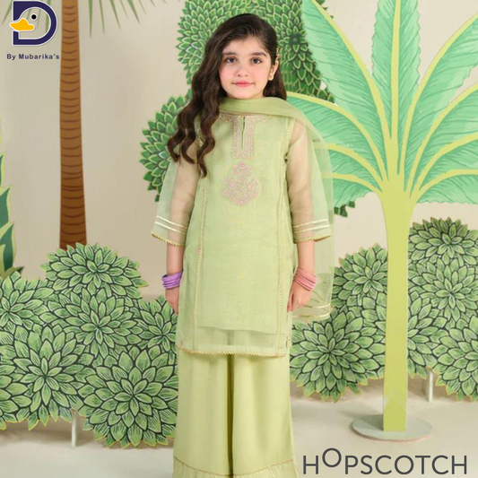 Pistachio Green Dress- HopScotch