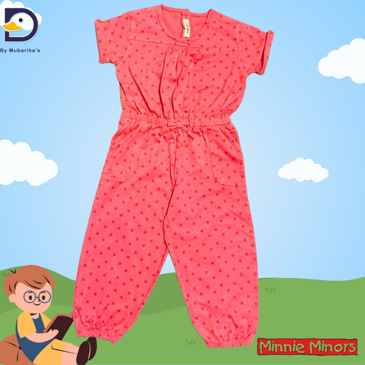 GIRLS JUMP SUIT- MINNI MINOR