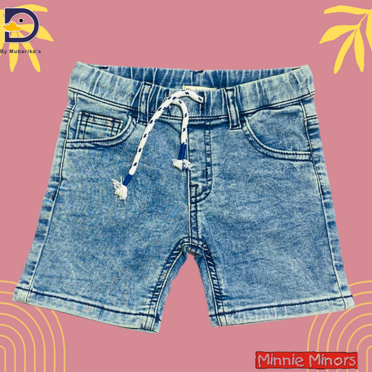 INFANT DENIM SHORTS- MINNI MINOR