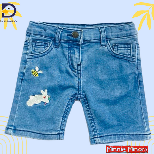 DENIM INFANT SHORT- MINNI MINOR