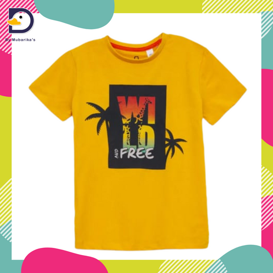 Boys T Shirt Yellow